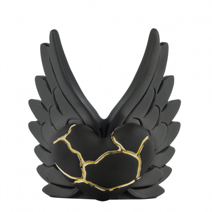 Scultura piccola in stile kintsugi dal design moderno