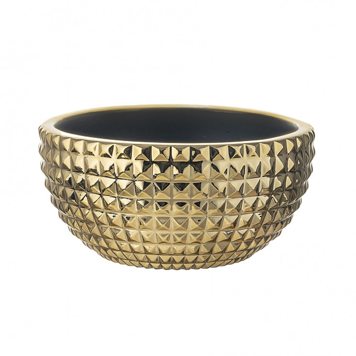 Vaso in marmorino a mezzaluna piccolo dal design elegante
