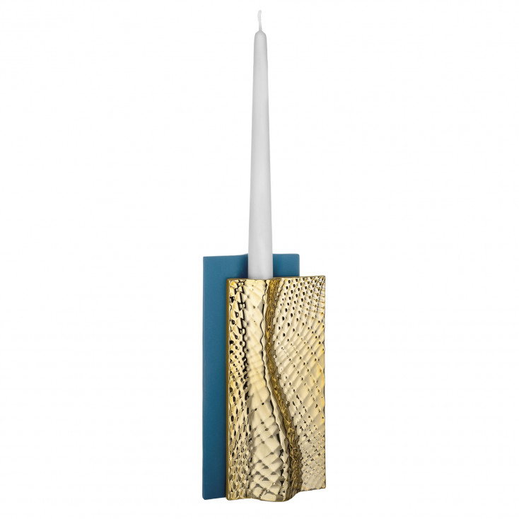 Vaso verticale moderno in marmorino dalle linee eleganti
