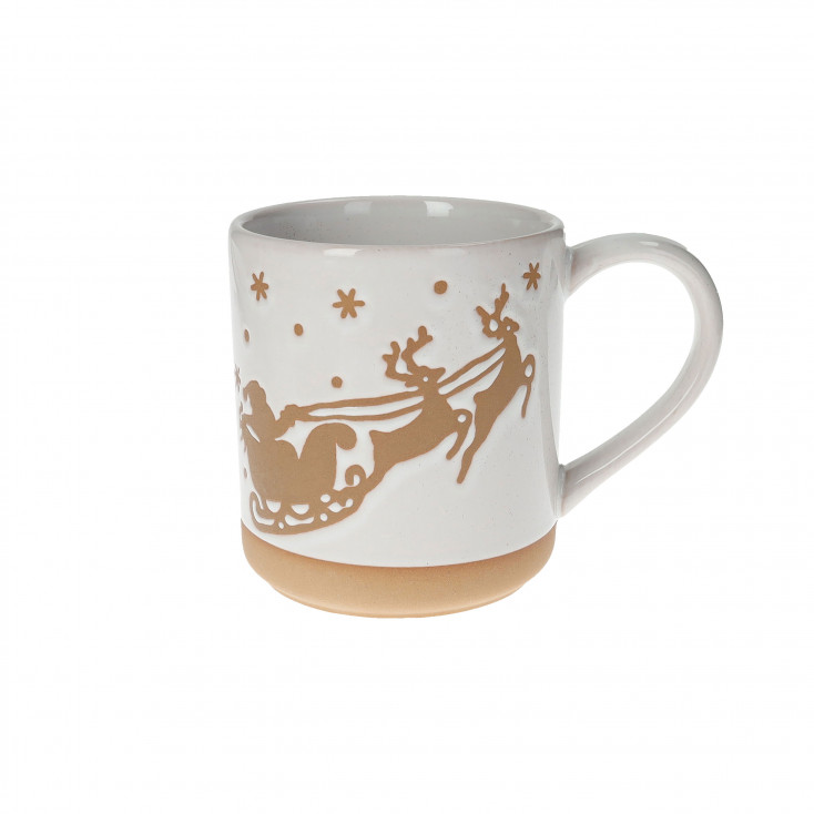 Mug in ceramica con slitta