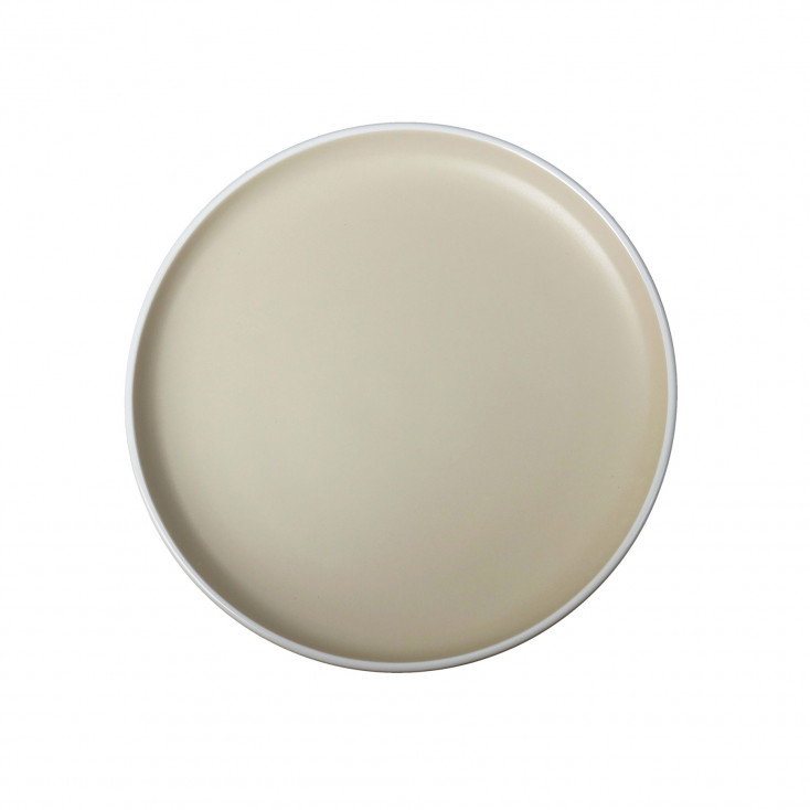 Set 6 pezzi Piatti piani in ceramica dal design moderno