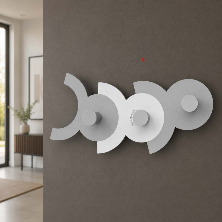 Appendiabiti per camera bambini dal design moderno con 3 ganci