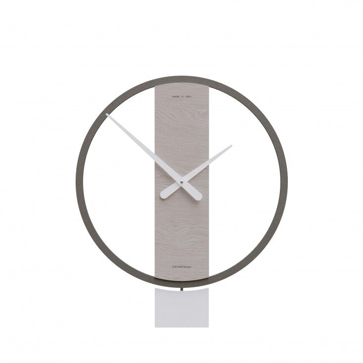 Orologio a pendolo in legno dal design moderno per cucina o soggiorno
