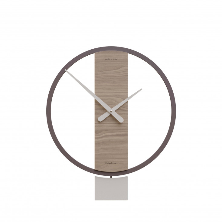 Orologio a pendolo in legno dal design moderno per cucina o soggiorno