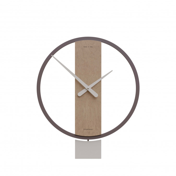 Orologio a pendolo in legno dal design moderno per cucina o soggiorno