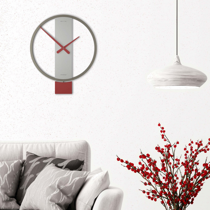 Orologio a pendolo in legno dal design moderno per cucina o soggiorno