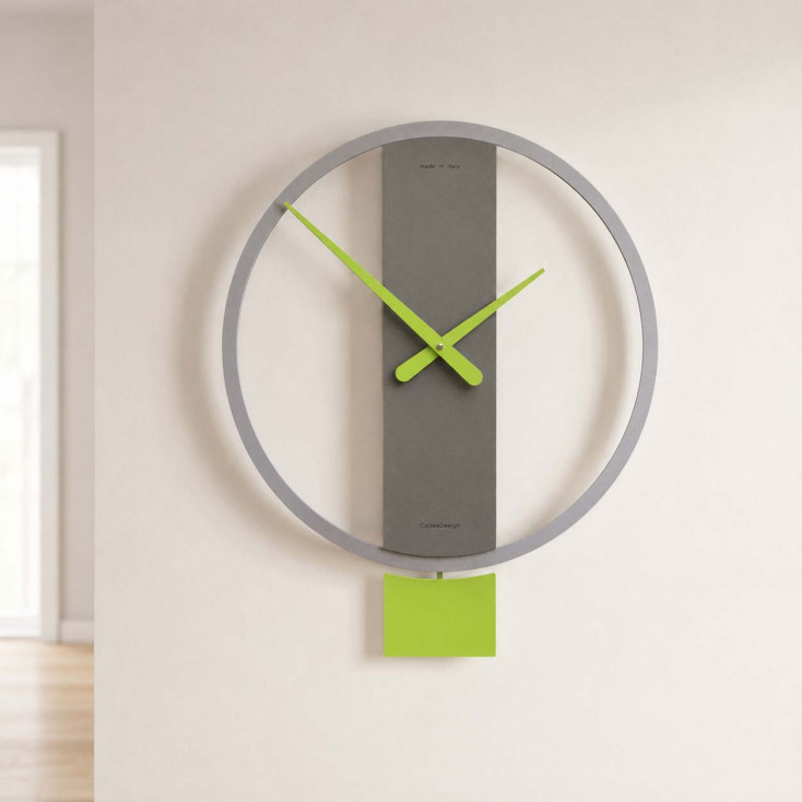 Orologio a pendolo in legno dal design moderno per cucina o soggiorno