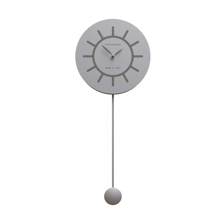 Orologio da parete a pendolo in legno dal design moderno