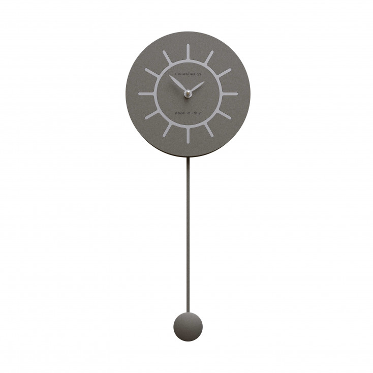 Orologio da parete a pendolo in legno dal design moderno
