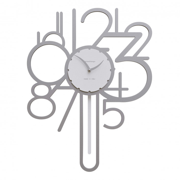 Orologio da parete a pendolo in legno dal design moderno ed elegante
