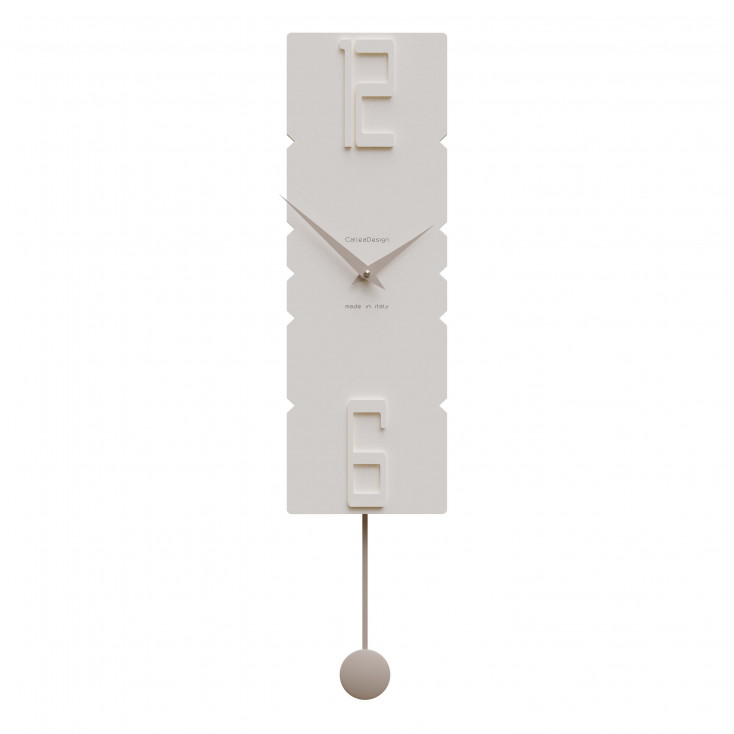 Orologio da parete a pendolo in legno dal design moderno ed elegante