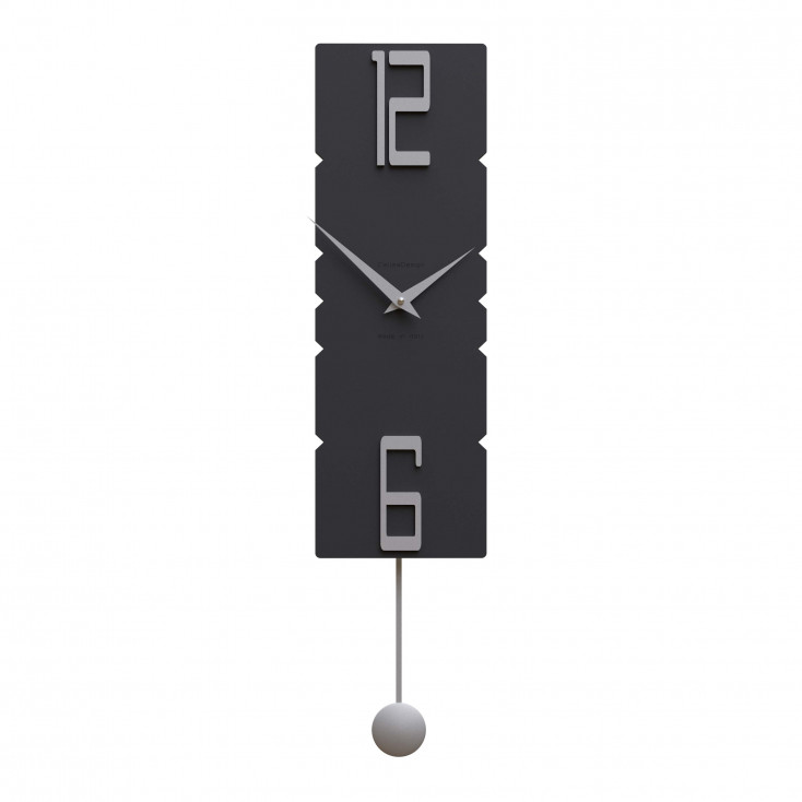 Orologio da parete a pendolo in legno dal design moderno ed elegante