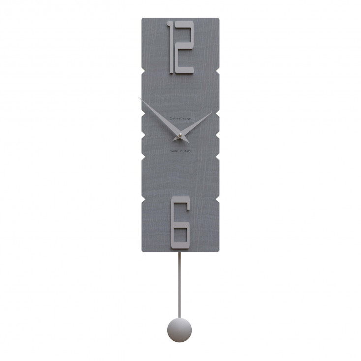 Orologio da parete a pendolo in legno dal design moderno ed elegante