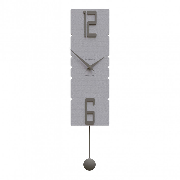 Orologio da parete a pendolo in legno dal design moderno ed elegante