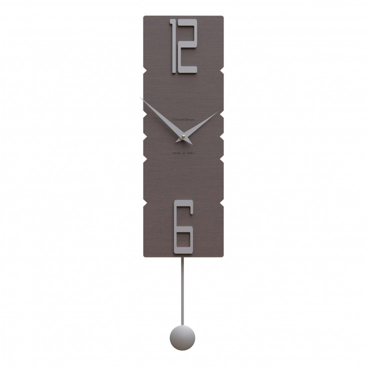 Orologio da parete a pendolo in legno dal design moderno ed elegante