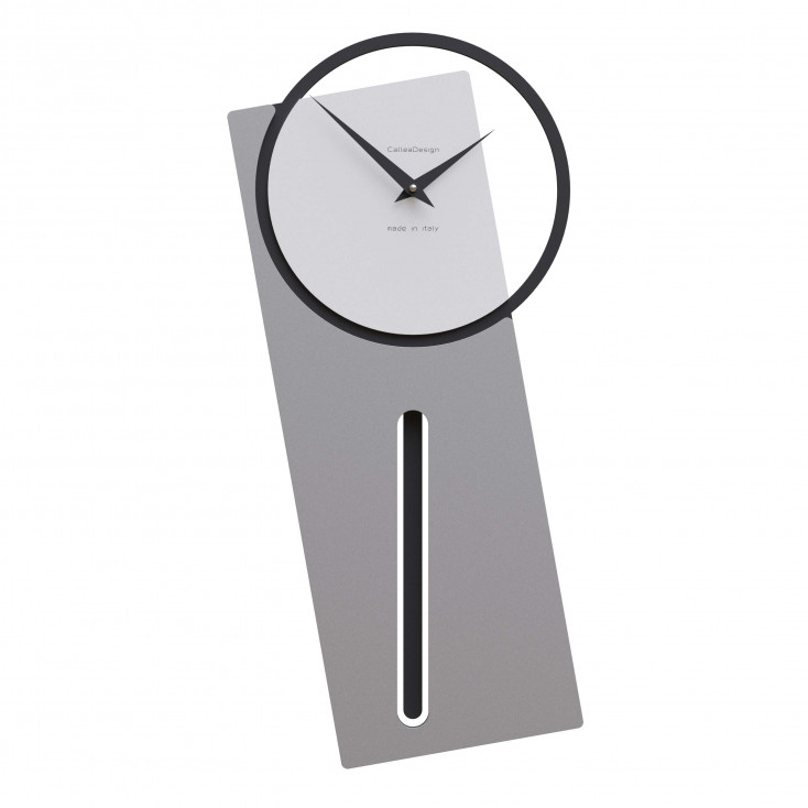 Orologio da parete a pendolo in legno dal design moderno ed elegante