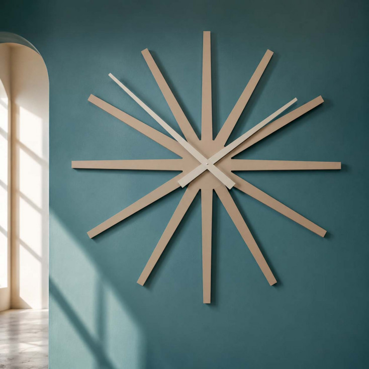 Orologio da parete in legno dal design originale