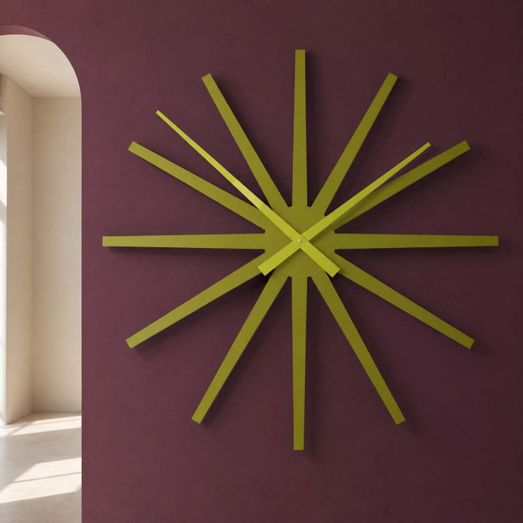 Orologio da parete in legno dal design moderno