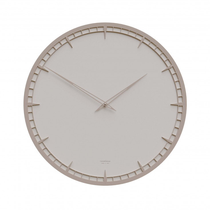Orologio da parete grande rotondo in legno dal design moderno ed elegante