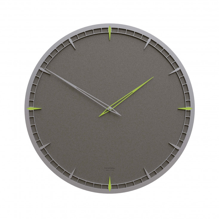 Orologio da parete grande rotondo in legno dal design moderno ed elegante