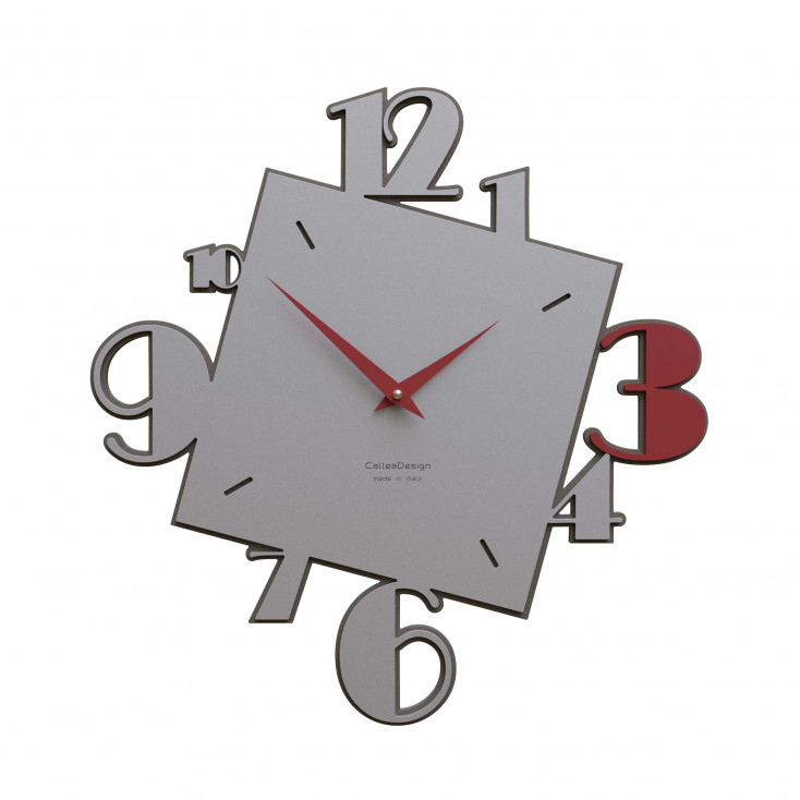 Orologio da parete in legno dal design moderno con quadrante con numeri