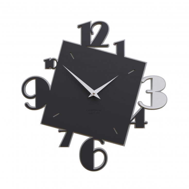 Orologio da parete in legno dal design moderno con quadrante con numeri