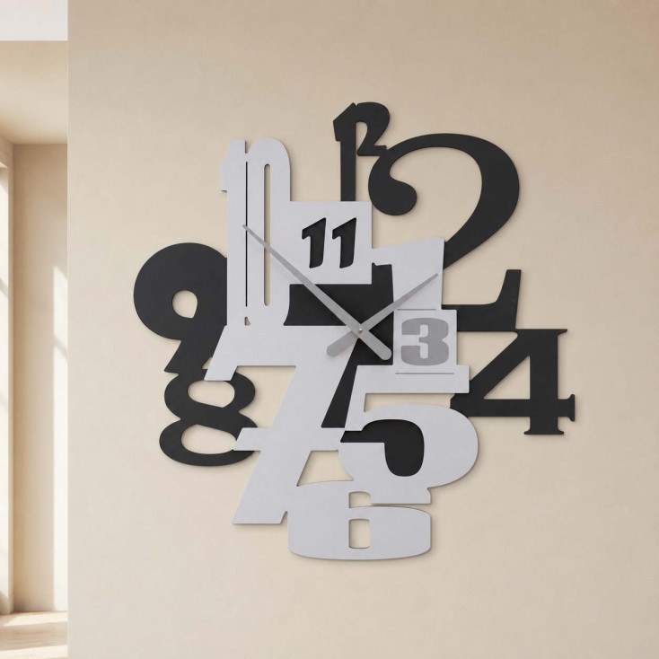 Orologio da parete in legno dal design moderno