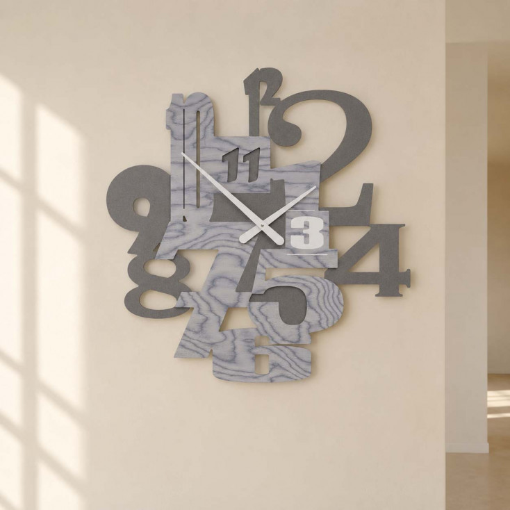 Orologio da parete in legno dal design moderno