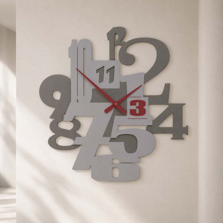 Orologio da parete in legno dal design moderno