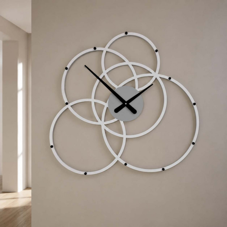 Orologio da parete in legno dal design moderno per salotto o ufficio
