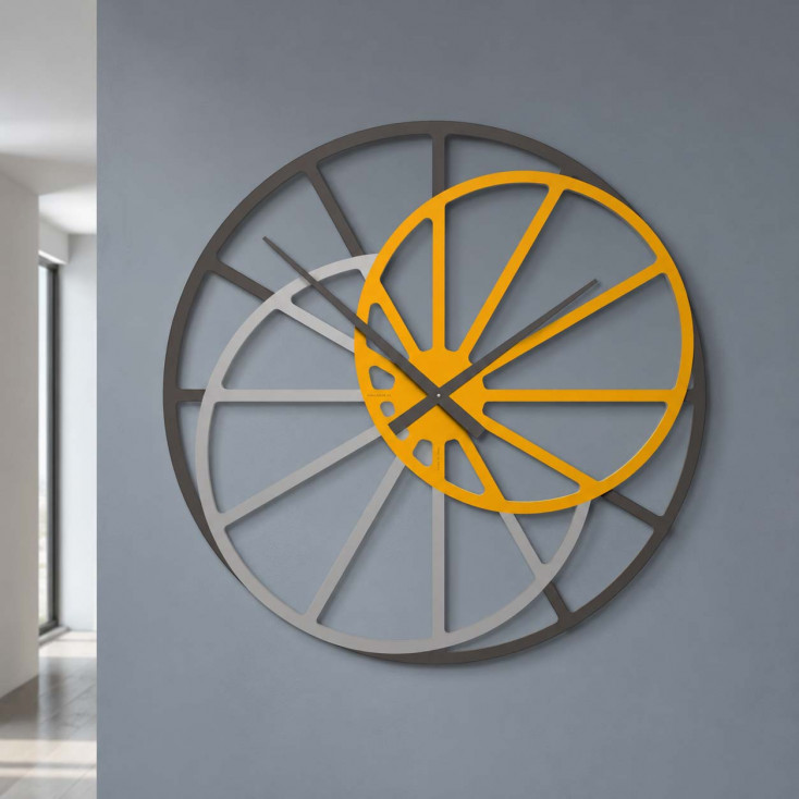 Orologio da parete in legno di grandi dimensioni