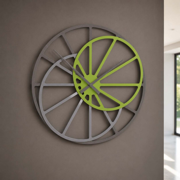 Orologio da parete in legno di grandi dimensioni