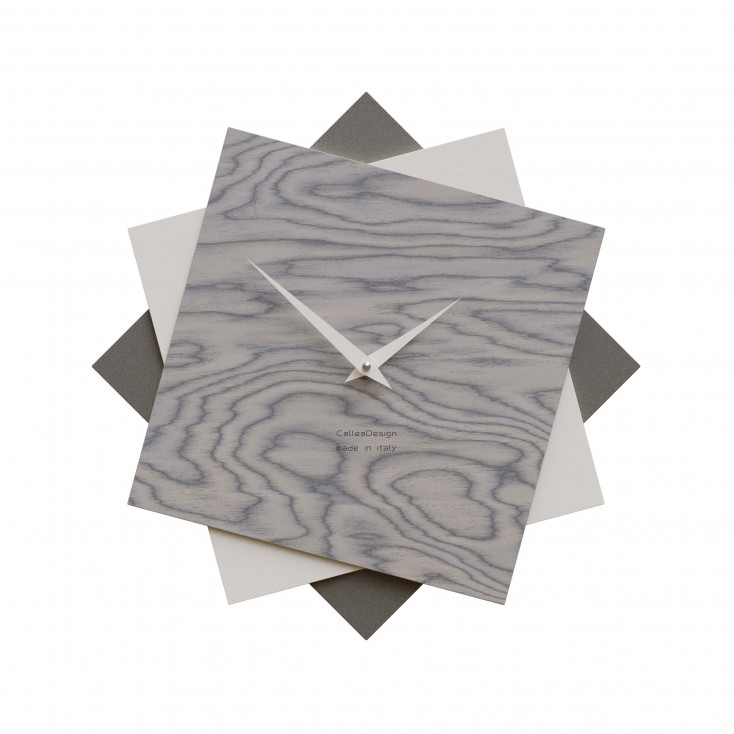 Orologio da parete grande in legno per cucina o per soggiorno dal design moderno