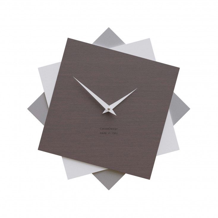 Orologio da parete grande in legno per cucina o per soggiorno dal design moderno