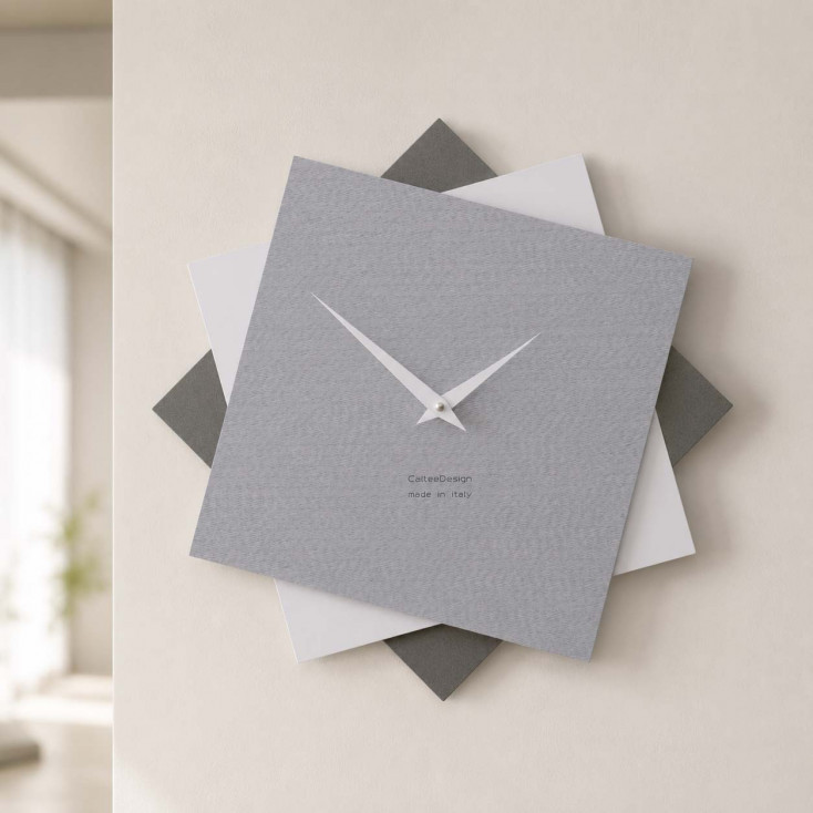 Orologio da parete in legno per cucina o per soggiorno dal design moderno