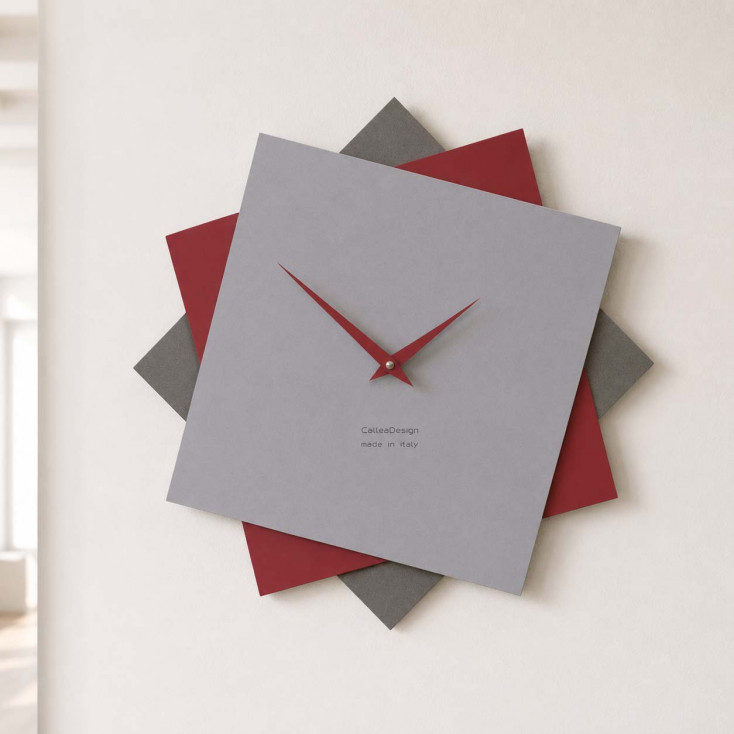 Orologio da parete in legno per cucina o per soggiorno dal design moderno