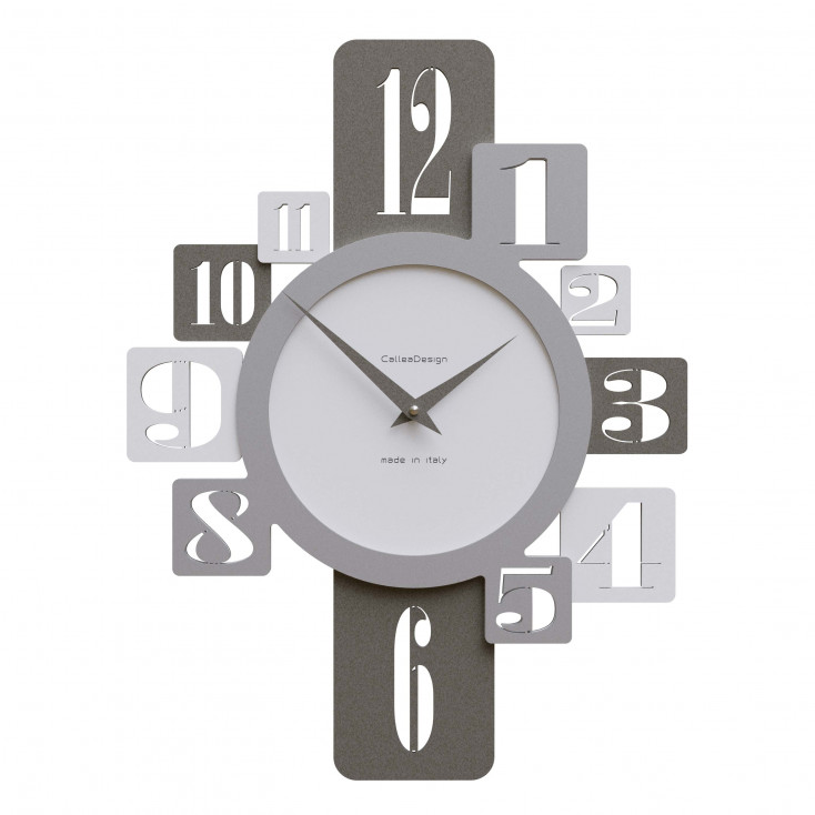 Orologio da parete in legno per cucina o soggiorno di design moderno
