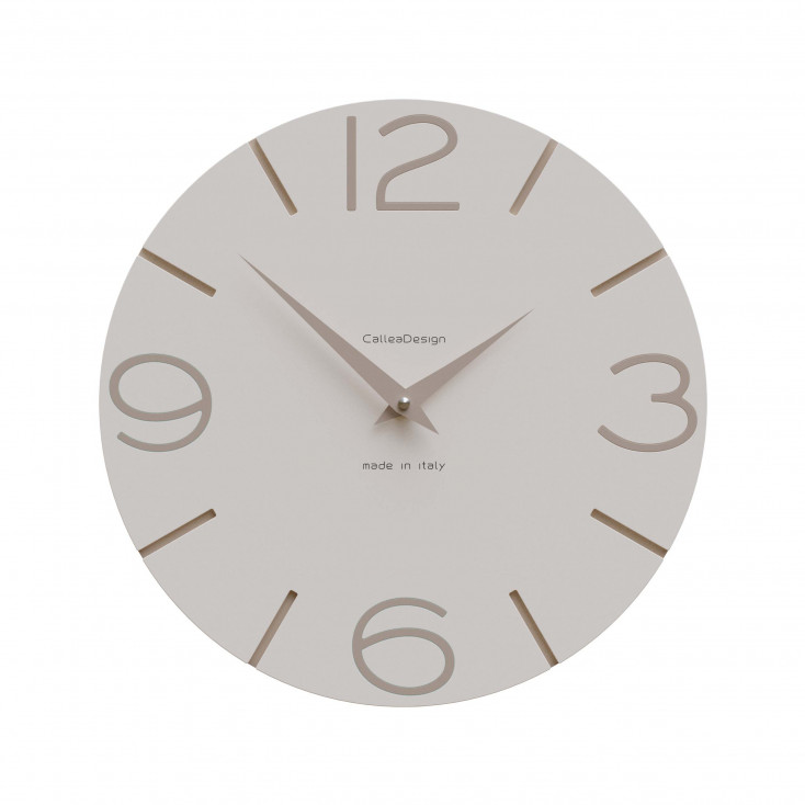 Orologio da parete in legno rotondo dal design moderno