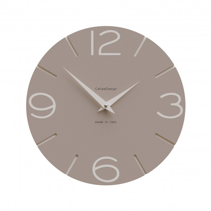 Orologio da parete in legno rotondo dal design moderno