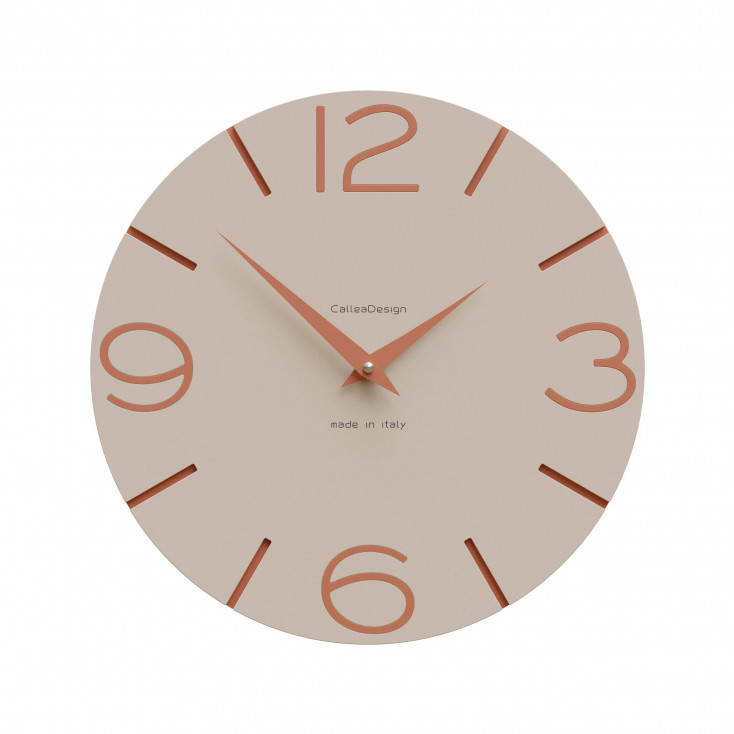 Orologio da parete in legno rotondo dal design moderno