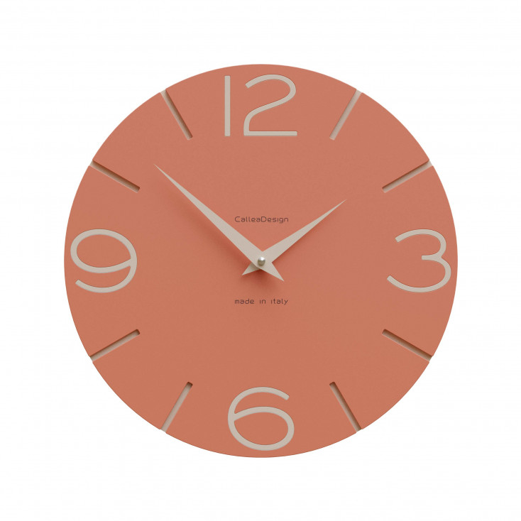 Orologio da parete in legno rotondo dal design moderno