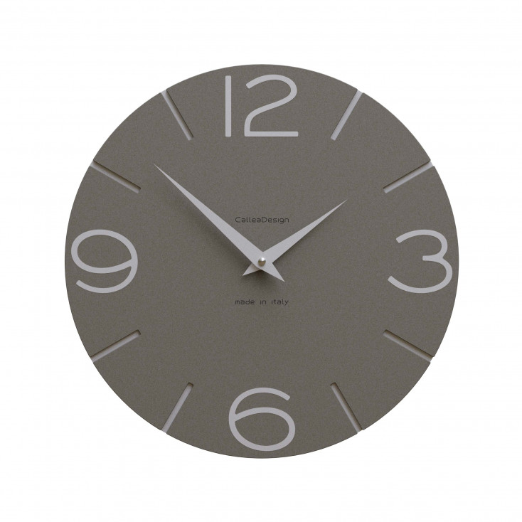 Orologio da parete in legno rotondo dal design moderno