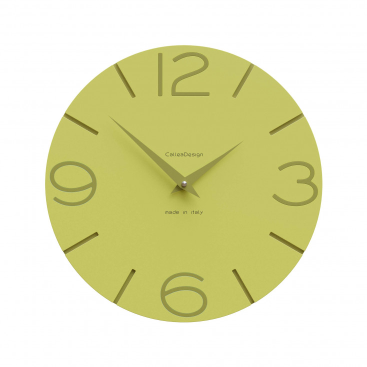 Orologio da parete in legno rotondo dal design moderno