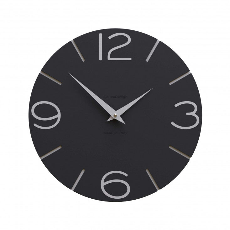 Orologio da parete in legno rotondo dal design moderno
