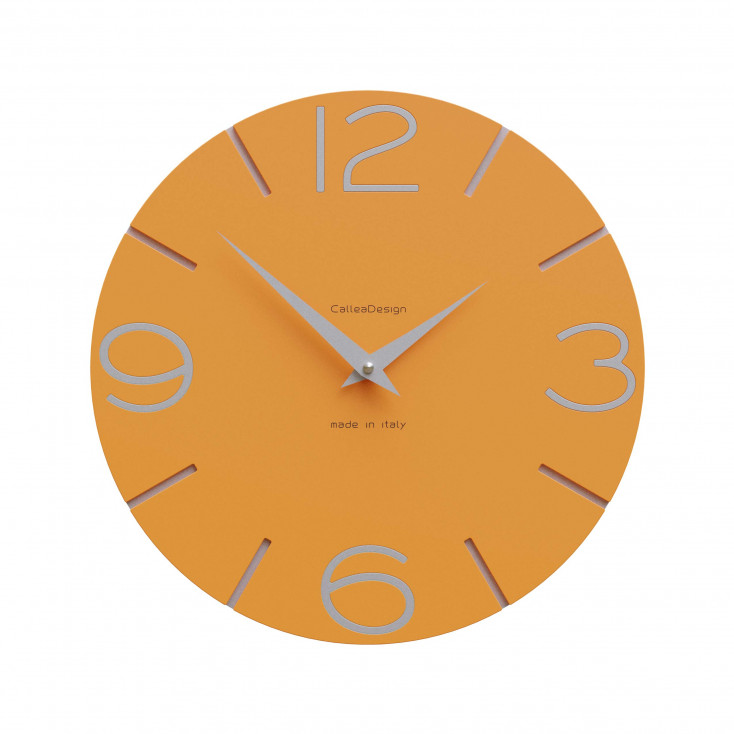 Orologio da parete in legno rotondo dal design moderno