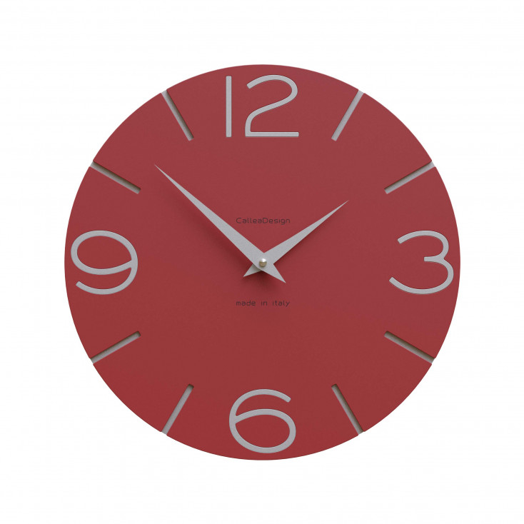 Orologio da parete in legno rotondo dal design moderno