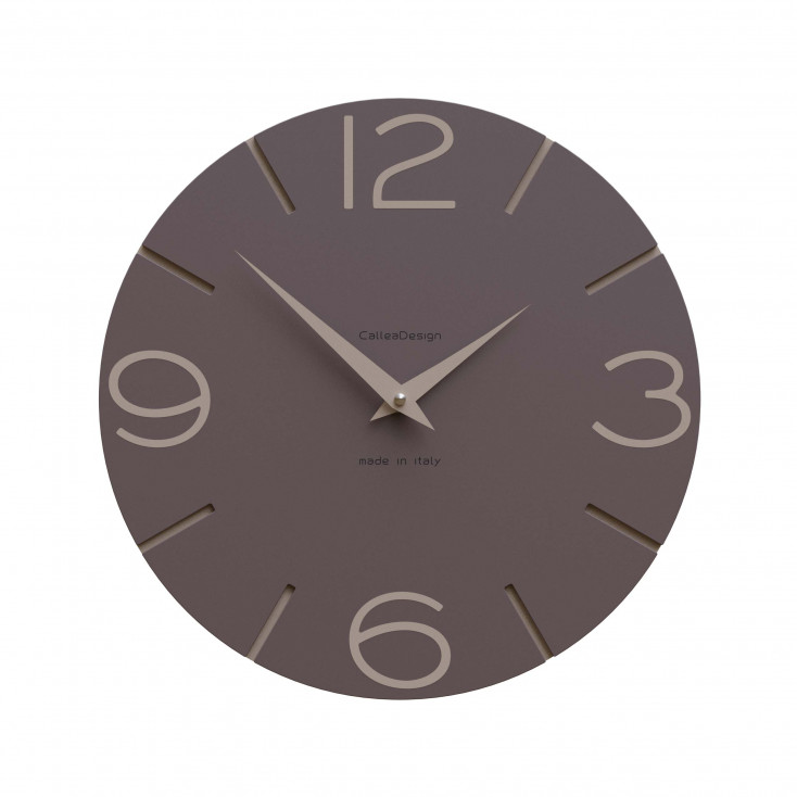 Orologio da parete in legno rotondo dal design moderno
