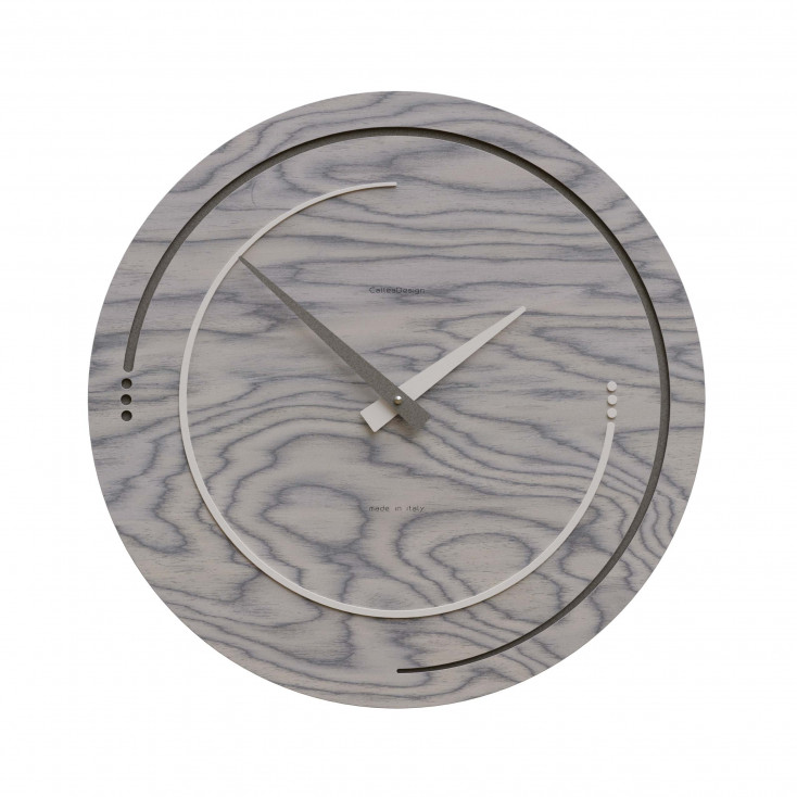 Orologio da parete in legno per soggiorno o cucina di design moderno