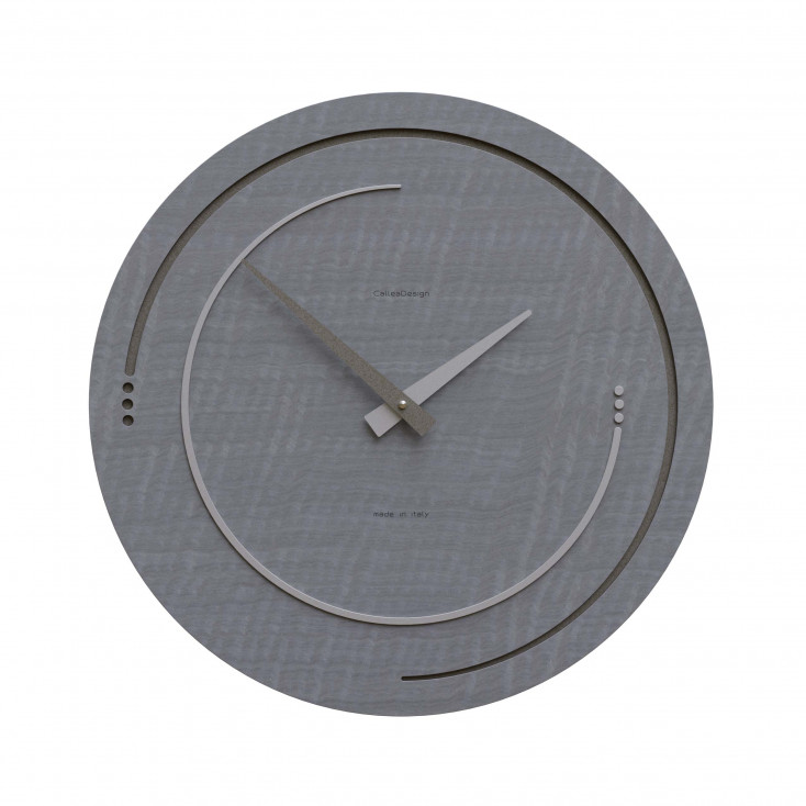 Orologio da parete in legno per soggiorno o cucina di design moderno