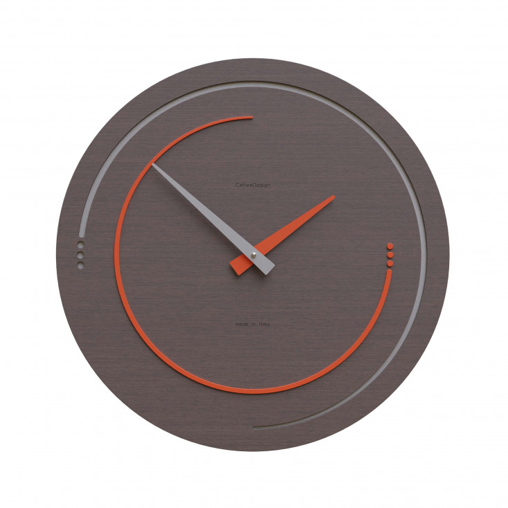 Orologio da parete in legno per soggiorno o cucina di design moderno